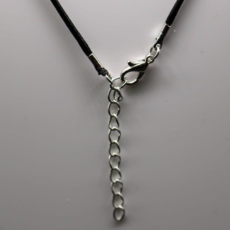 Cordino per collana in cotone compresso nero regolabile da 2,0 mm, 18-20 pollici, 10 pezzi - Confezione sfusa immagine 4