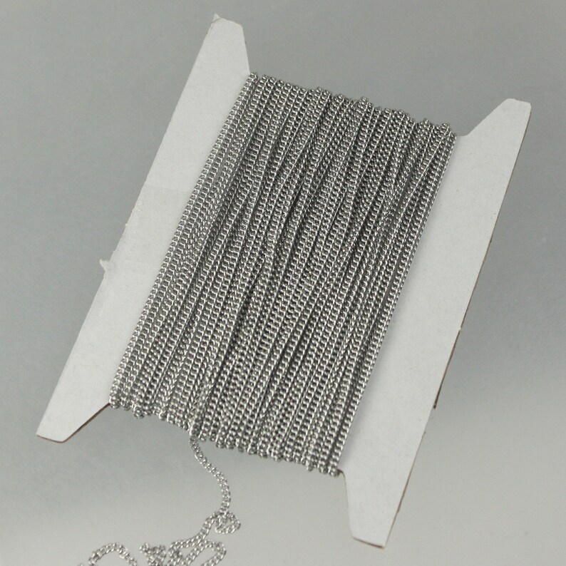 Stainless Steel Chain Bulk 10ft Spool of Surgical Stainless Etsy