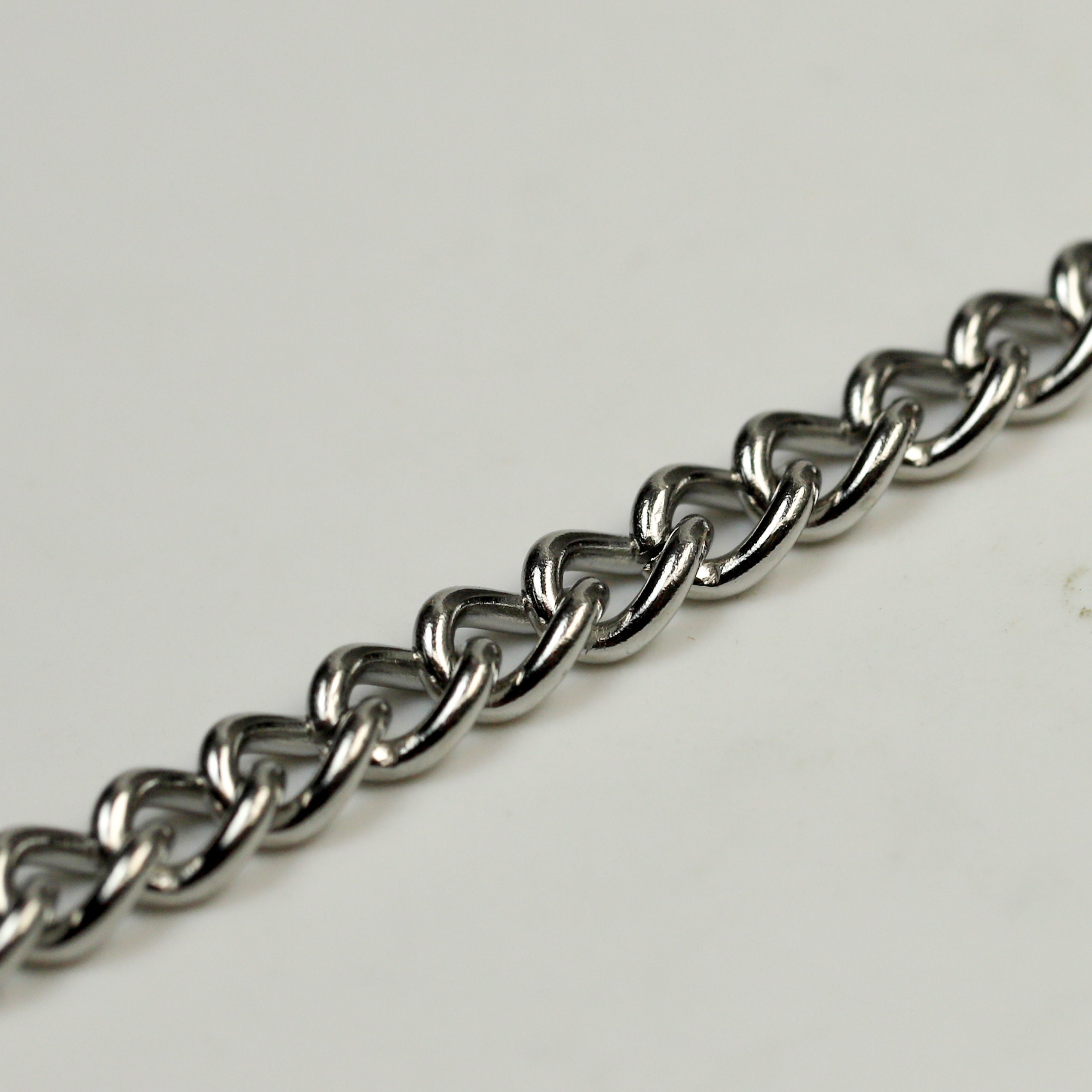 Catena A Maglie Larghe Placcata Argento Da 2,5 Mm, 4 Piedi