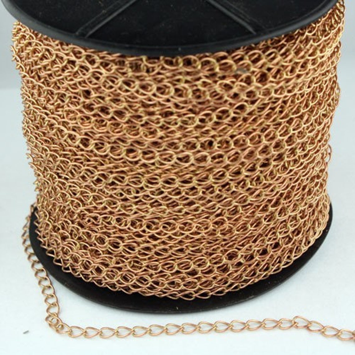 10ft. for Genuine Copper raw Curb Chain 5x3.5mm SOLDERED - Etsy