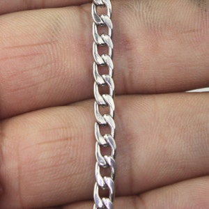 3 ft von Chirurgische Edelstahl Herren NK 1: 1 Panzerkette - 4,2 mm 1,2 mm 16G ungelötet Link Hip Hop Cool Style - ST42NK11