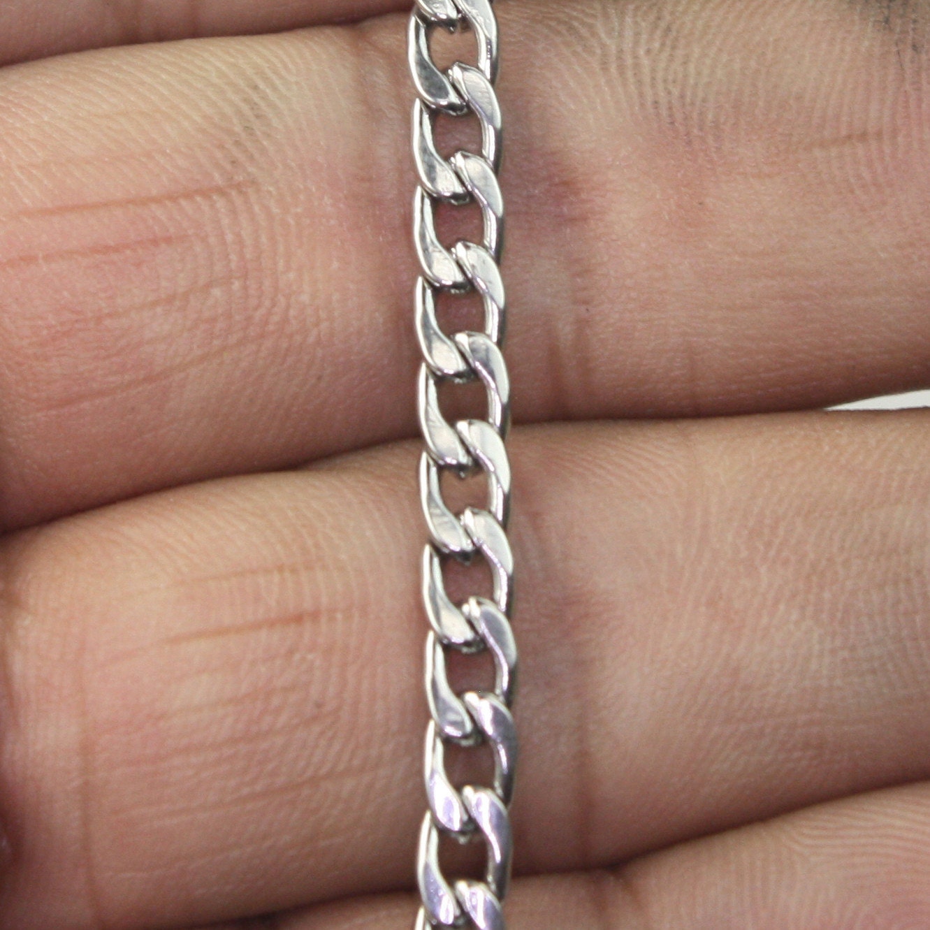 Men's Surgical Stainless Steel Chain Link Necklace