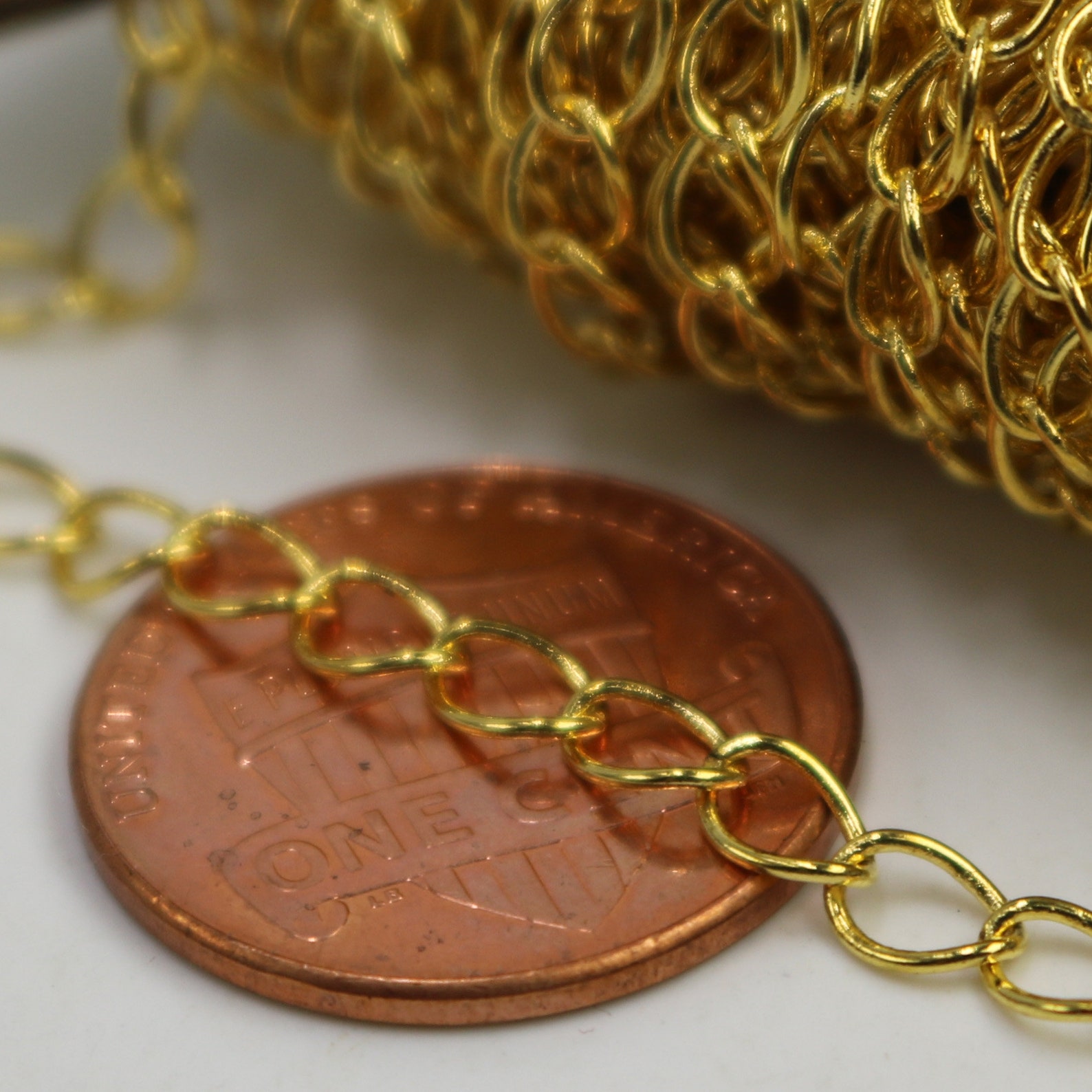 10 Ft Gold Plated SOLDER Curb Chain EXTENDER Chain 3.8x4.5mm | Etsy