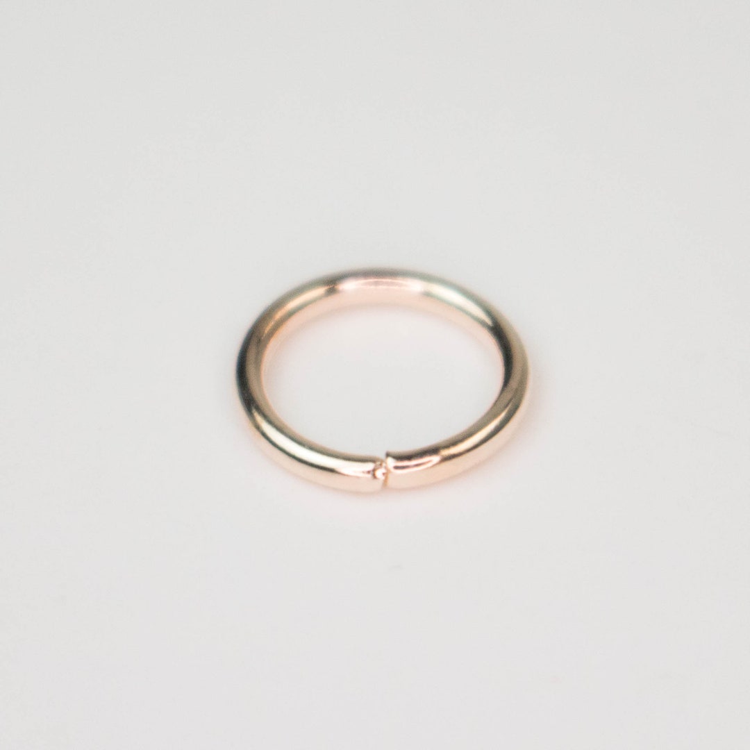 Rose Gold Jump Ring Bulk Open Link 8mm 100 Pcs 1.0mm 18G 18 Gauge