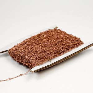 Satellite Chain, Light Antique Copper | 2.0x1.4mm | 32 Feet Bulk Spool