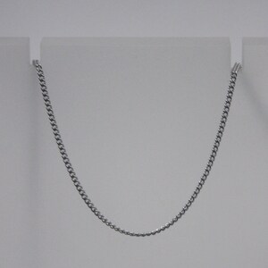 30 Ft Stainless Steel SOLDERED MICRO Tiny Curb chain - 1.0mm Width Soldered Link Surgical Stainless Steel 316L Sturdy tiny curb chain