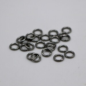 Jump RINGS 100 pcs of STAINLESS Steel Jump Rings Link Surgical Jumprings 4mm 20G 20 Gauge 0.8mm Bracelet Wholesale Jump Rings Bulk Jumprings