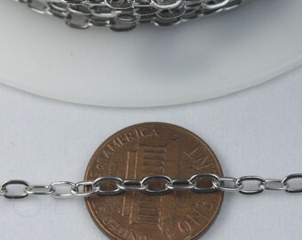 Catene: 1 Metro Catena Acciaio Inox Maglie Ovali 3x2mm - Foto 11