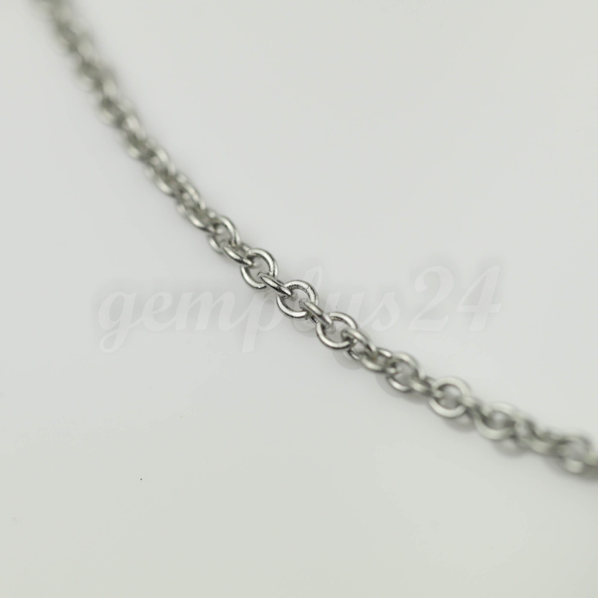 Stainless Steel 3.5x4.5mm Small Diamond Cut Cable Chain sold by the foot at   Chain0202sst