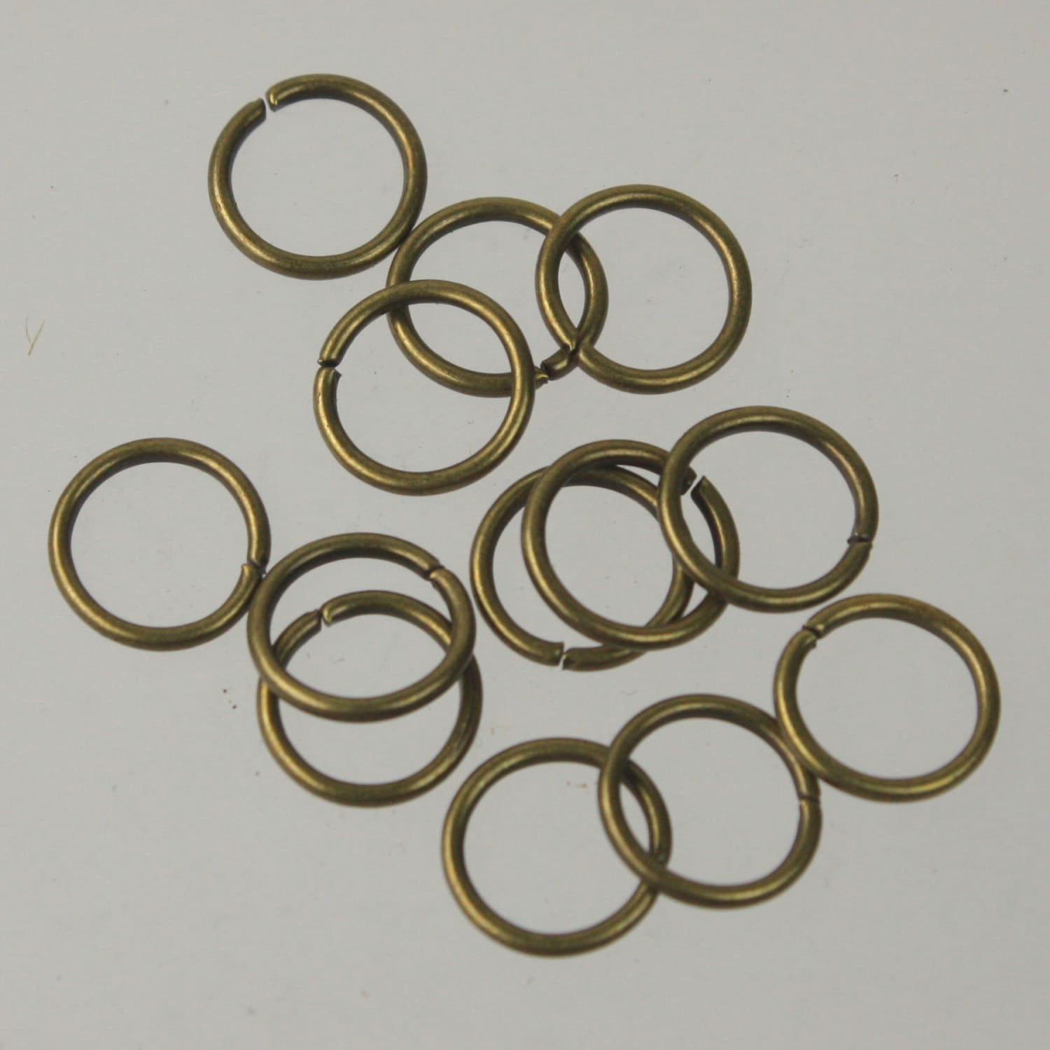 100pcs Adabele Authentic 925 Sterling Silver Open Jump Rings 12mm O Ring  Connector (Strong Wire 1mm/18 Gauge) for Jewelry Craft Making SS79-12