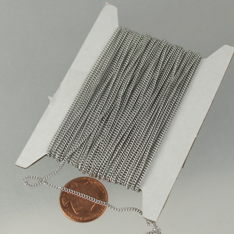 Stainless Steel Chain Bulk 10ft Spool of Surgical Stainless Etsy