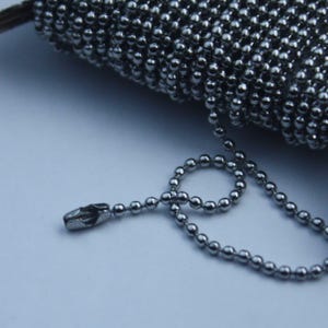 Surgical Stainless Steel Ball Chain - 1.5mm 10 feet - bulk wholesale image 4