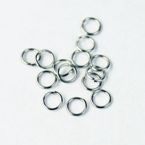 Jump RINGS 100 pcs of STAINLESS Steel Jump Rings Link Surgical Jumprings 3mm 26G Necklace Bracelet Wholesale Jump Rings Bulk Jumprings