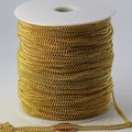 32 ft Gold Plated SOLDERED FACET sturdy Chunky Curb Chain - 2.7mm width Solder link - with Free Jumpring (50pcs) - 2.7F