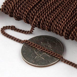 100 ft Antique Copper Solder Curb Chain - 1.6mm SOLDERED Link - 1.6S