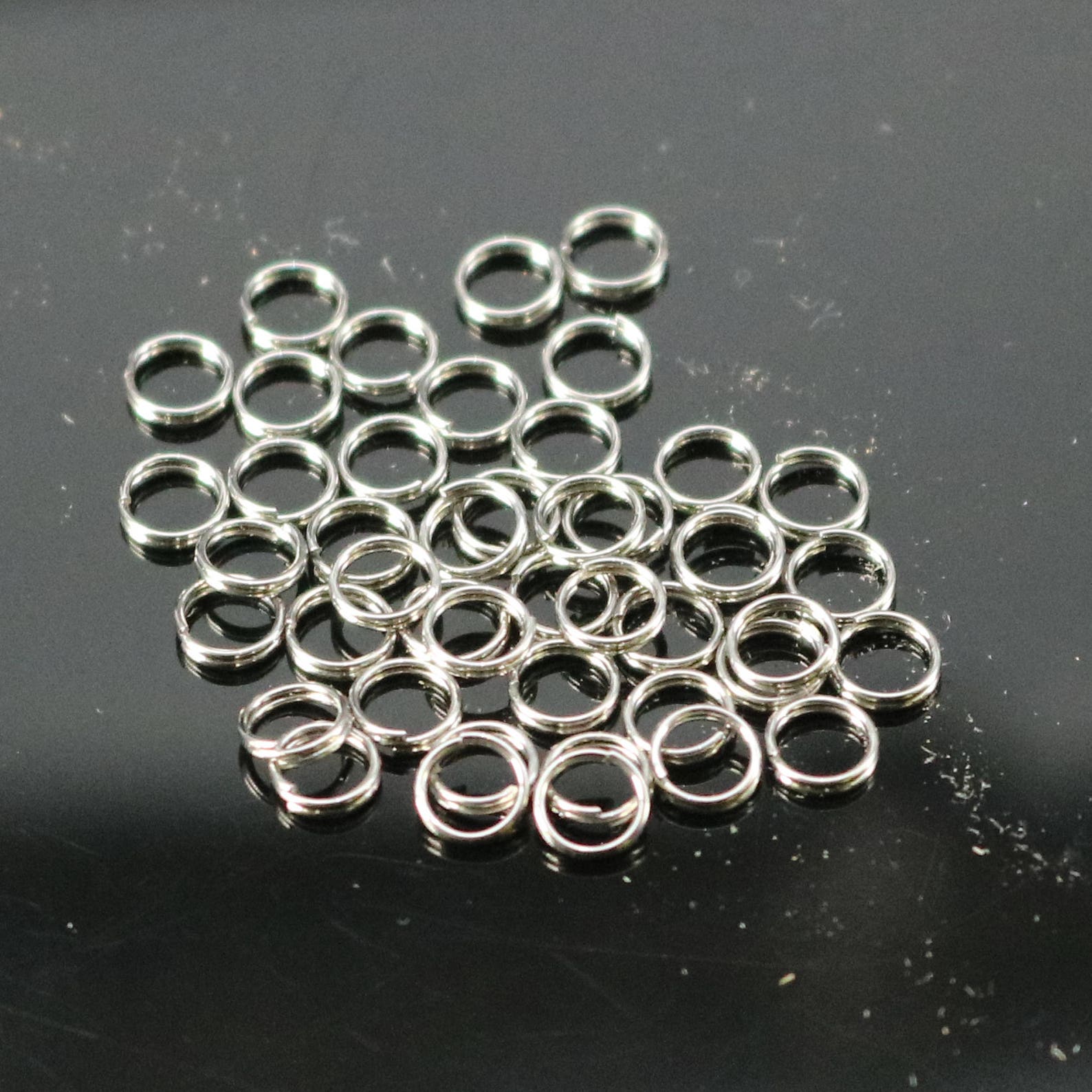 4mm Stainless Steel Split Rings Thin Split Ring Surgical | Etsy