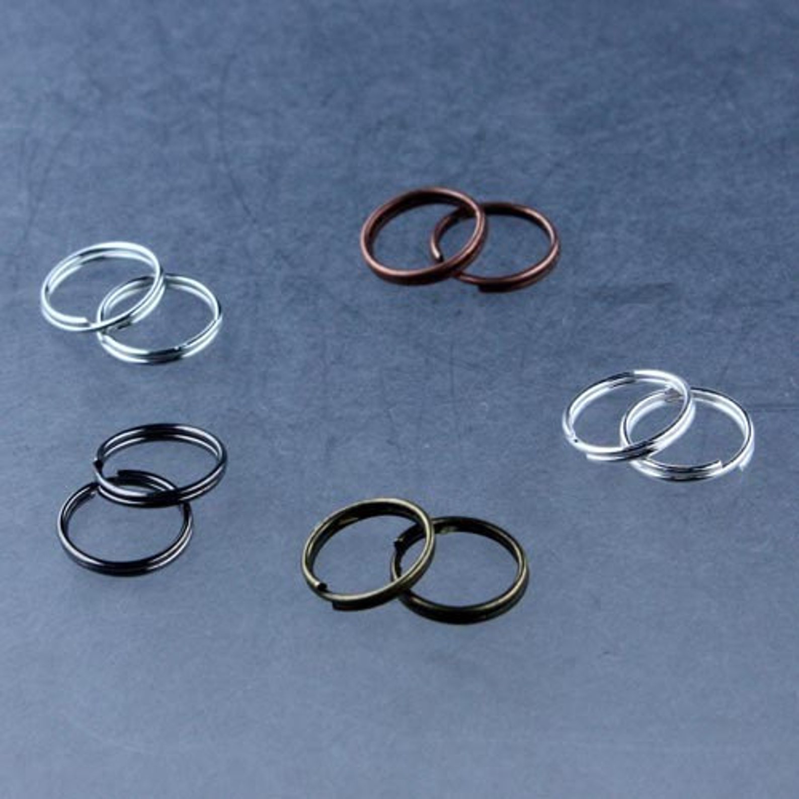 200 Pcs of Antique Copper Split Rings 8mm Etsy