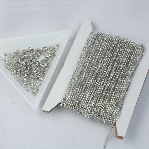 Copper Ball Chain Bulk 10 Ft. Spool of FACET Micro Ball Chain Etsy