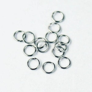 Stainless Steel Tiny Open Jump Rings 26g: Jewelry Making Supplies, Multiple Quantity Options