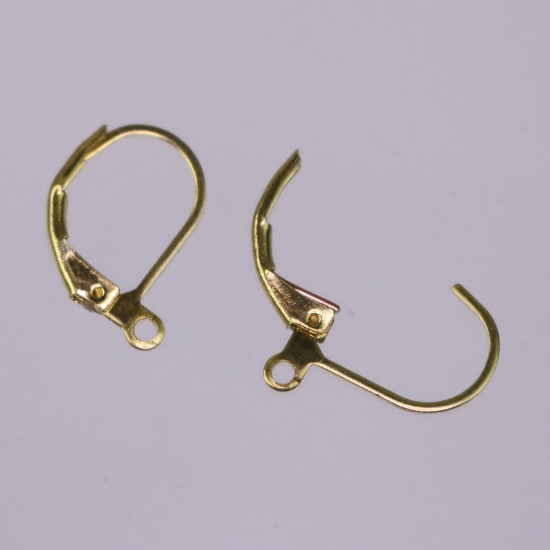 50 Pcs Raw Brass Bronze Leverback Earrings Earwire 16x10mm - Etsy
