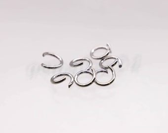 Anelli di congiunzione in acciaio inossidabile da 8 mm: acciaio chirurgico 16G, resistente