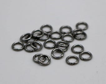 Surgical Steel Jump Rings: 4.5mm, 20 Gauge 100 pcs - Wholesale Bulk Lot