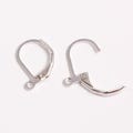 100pcs Sterling Silver Plated Leverback Earrings earwire 10X16mm