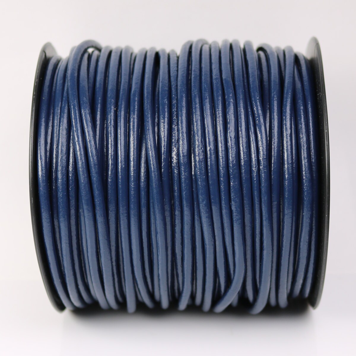1.5mm Navy Blue Greek Leather Cord 42323 (5 meters) ,Round Leather Cording,  Navy Blue Greek Leather Cord, Supple Leather Cord, Greek Cording