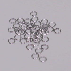 Surgical Steel Jump Rings: 2.5mm Micro Links, 26G 100 pcs - Wholesale Bulk Lot image 2