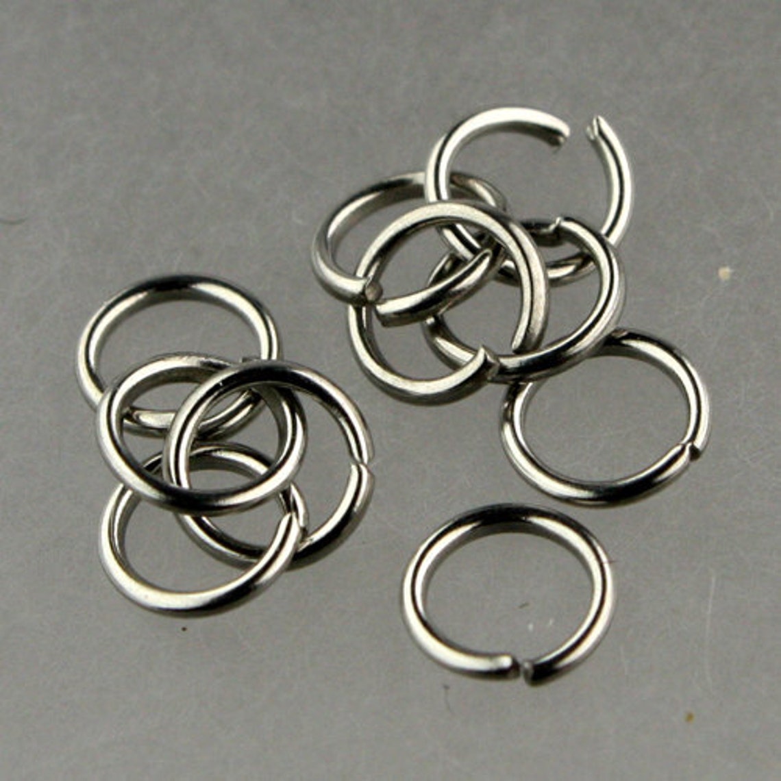 Jump RINGS 100 Pcs of STAINLESS Steel Jump Rings Link Surgical Etsy
