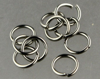 100 pcs of STAINLESS Steel Jump Rings Link Surgical Jumprings 5mm 21G Necklace Bracelet Wholesale Jump Rings Bulk Jumprings