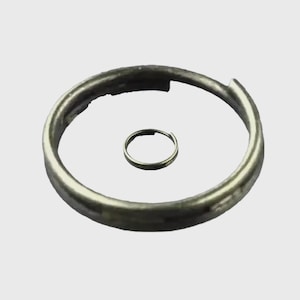 Antiek messing afgewerkte splitringen - 8 mm, 200 stuks - groothandel bulkpartij