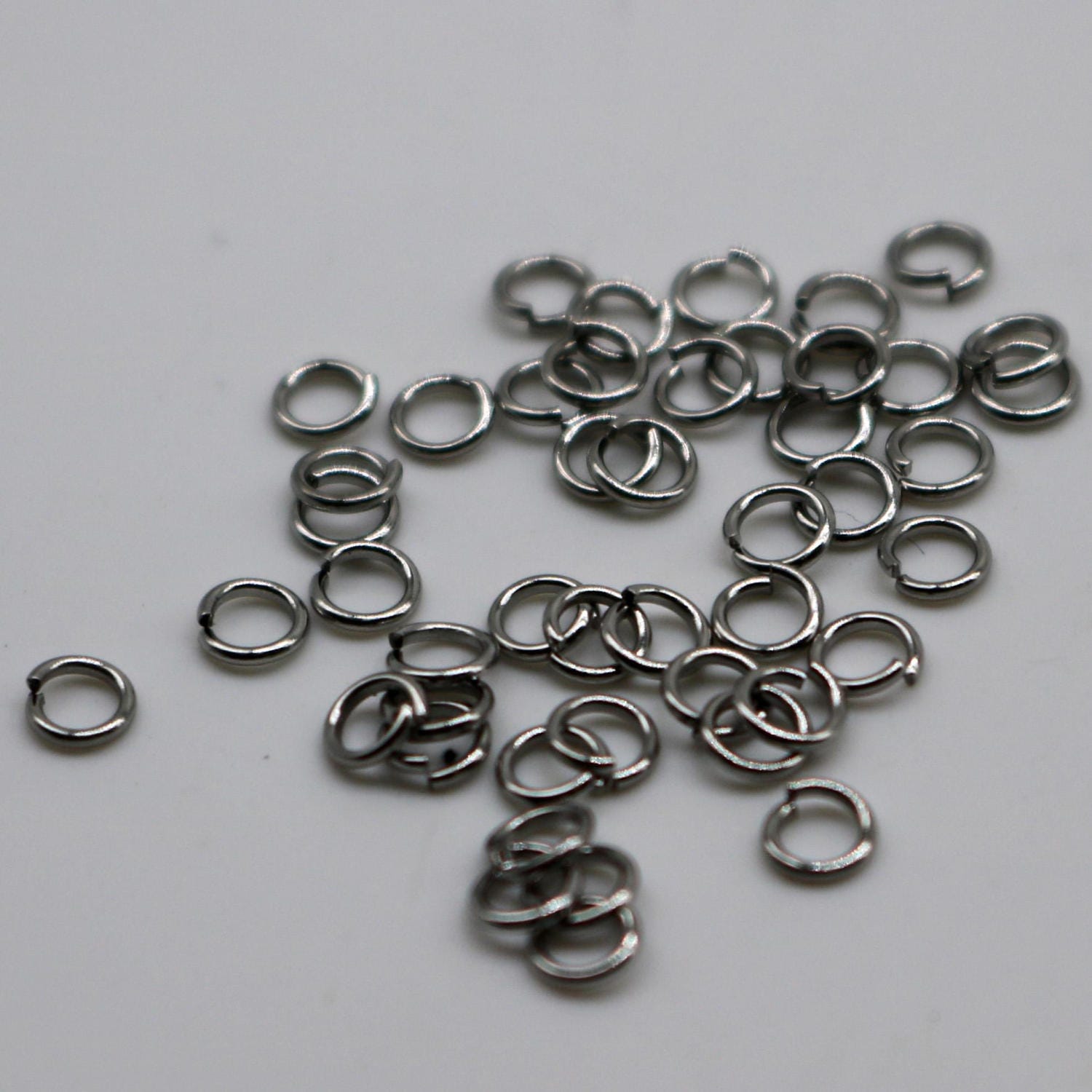 100 Edelstahl-Binderinge 15 Mm – 304er Stahl, 1,3 Mm Dick – Für Schmuck, Kettenhemd & DIY-Projekte