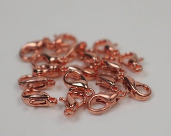 Anti Tarnish 10x6mm Plated Lobster Claw Clasps Bulk Supply