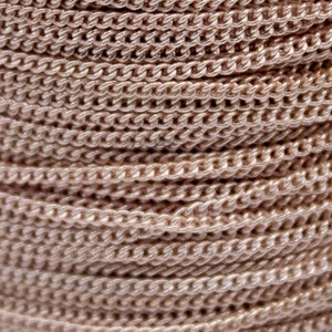 300 Ft Non TARNISH Curb Chain -  Rose Gold Plated Micro Tiny Small Curb Chain - 1.3mm SOLDER - Anti Tarnish Free Resistant Chain - AT1.3S