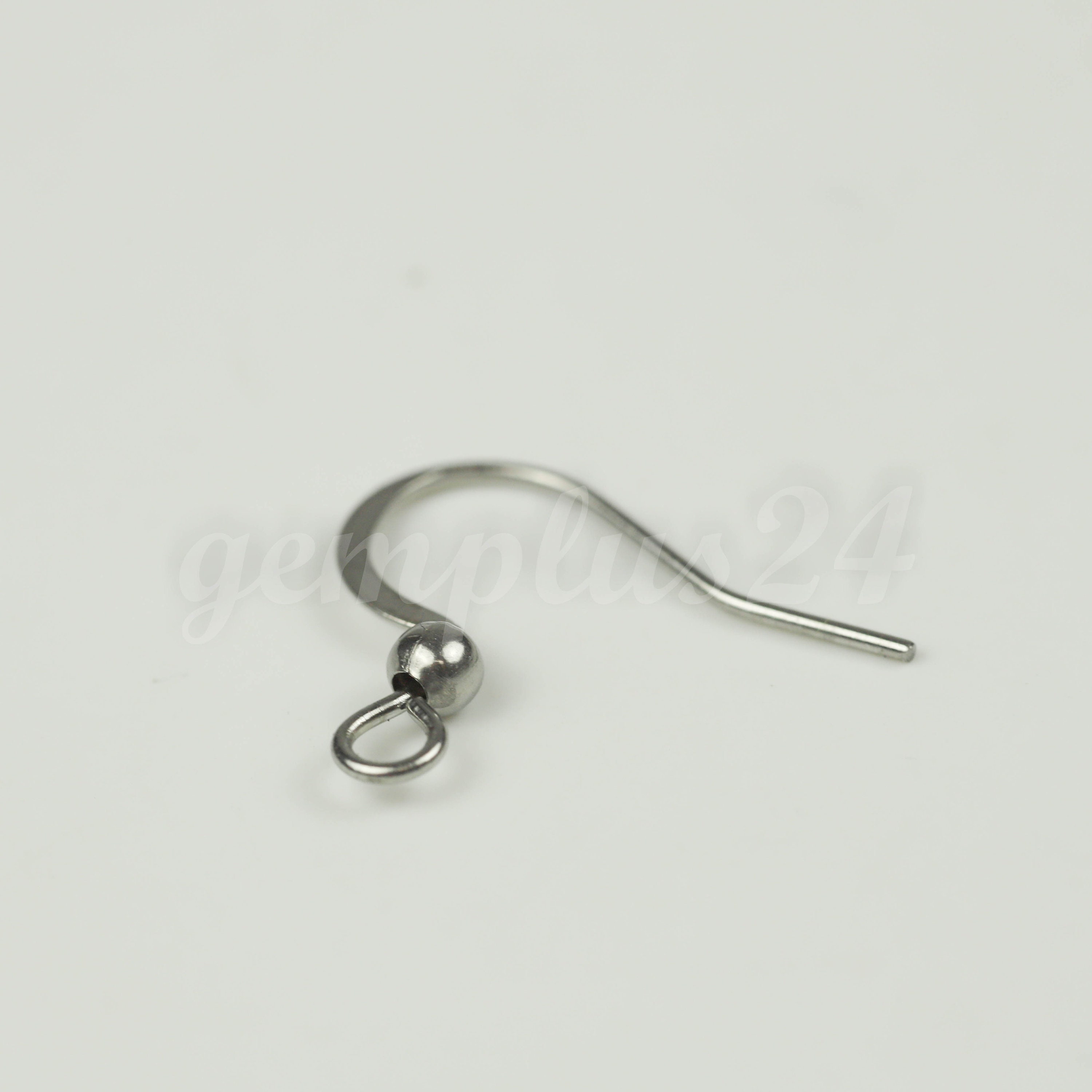 B-5 Silver Large Loop Stainless Steel Earring wires ( These are