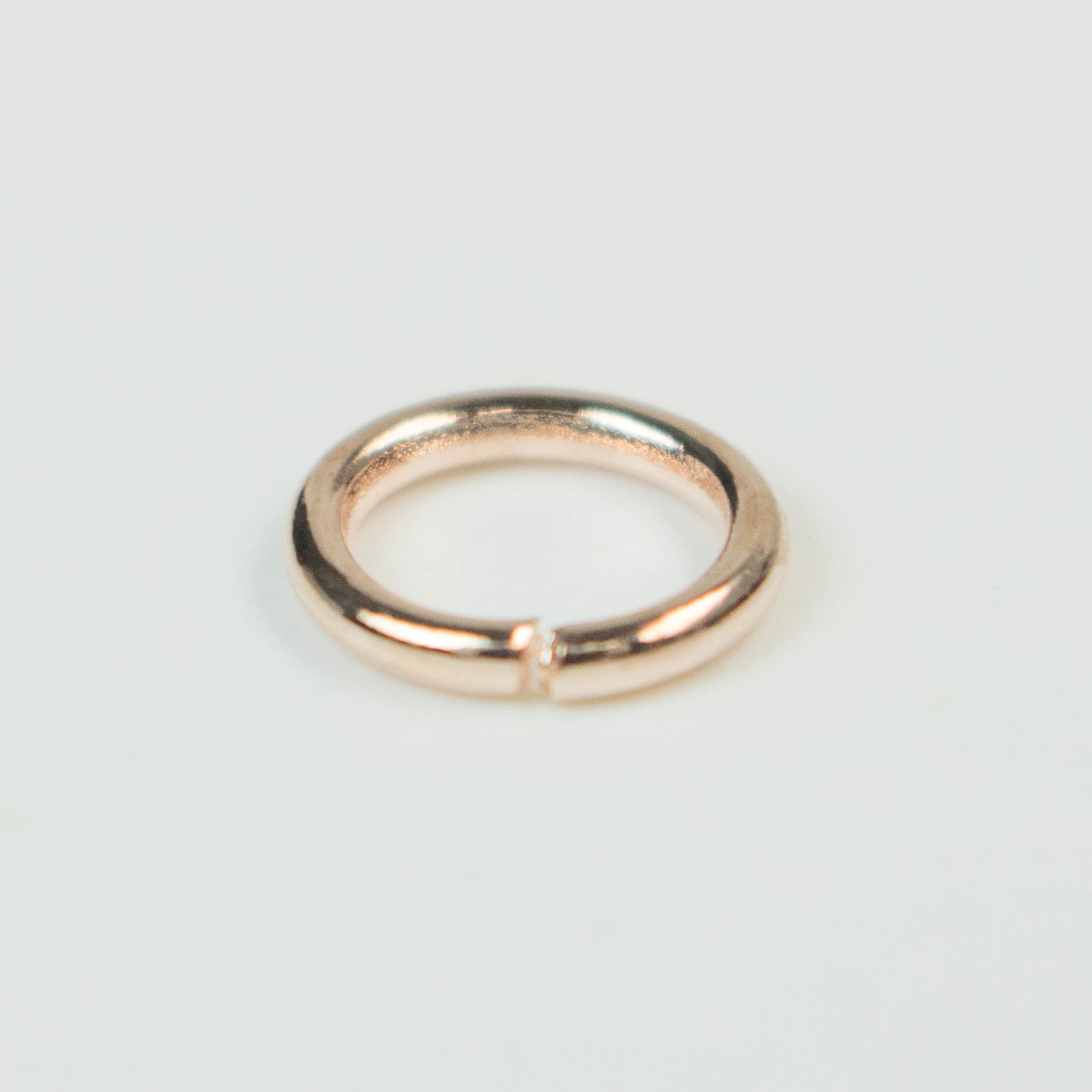 Rose Gold Jump Ring Bulk Open Link 8mm 100 Pcs 1.2mm 16G Etsy