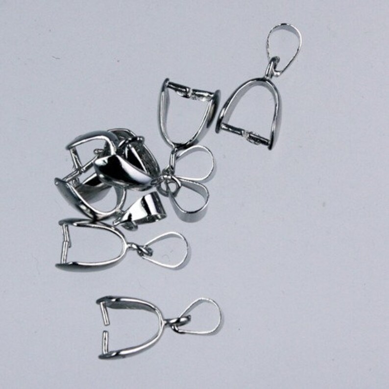 wholesale 30//100Pcs Gold Plated Connectors 9.5x8mm (Lead-Free)