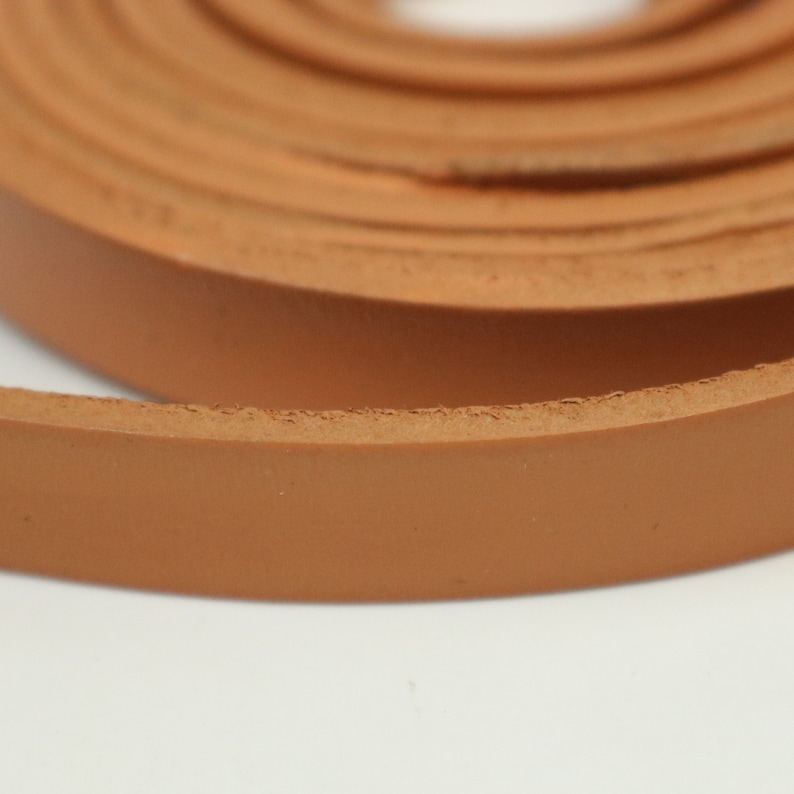 7 Feet Long 38 inch 10mm x 84 Tan Leather Genuine Leather Strap 38 Inch 10mm Flat Strip Premium Quality Real Leather