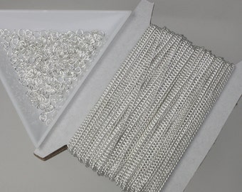 Catena A Maglie Larghe Placcata Argento Da 2,5 Mm, 4 Piedi - Foto 12