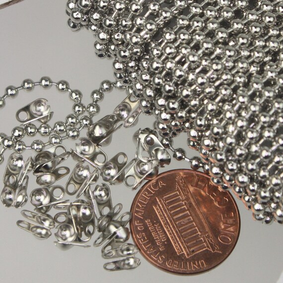 Ameri BALL CHAIN ONE ROUND NECKLACE