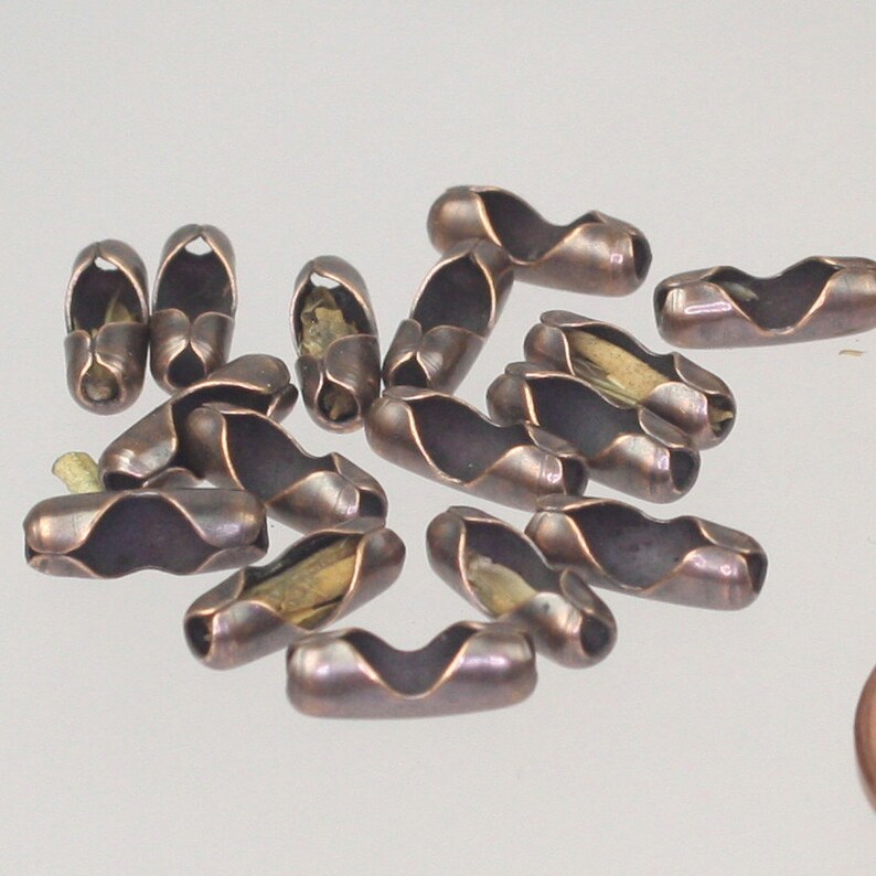 Antique Copper Chain Bulk 100 ft. spool of ROUND BALL chain Etsy