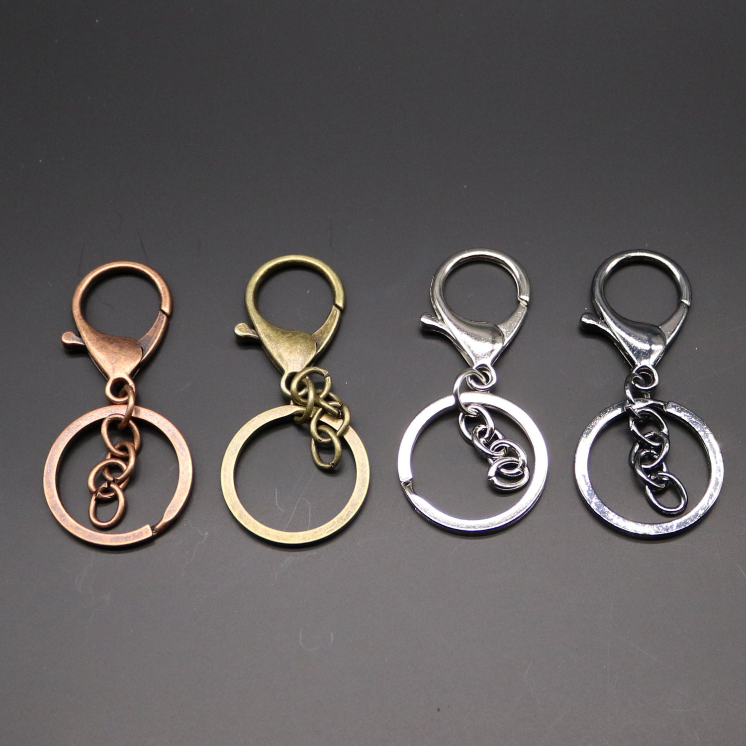 5 Keychain With Lobster Clasp,key Ring With Swivel Clasp,keychain  Hook,split Ring,key Holder,swivel Clip,key Ring Clasp,charms Keychain 