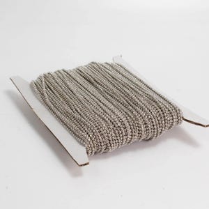 Gerhodineerde gefacetteerde kogelketting: 1,5 mm messing, met 100 connectoren, 100 voet - bulkspoel - DC1,5