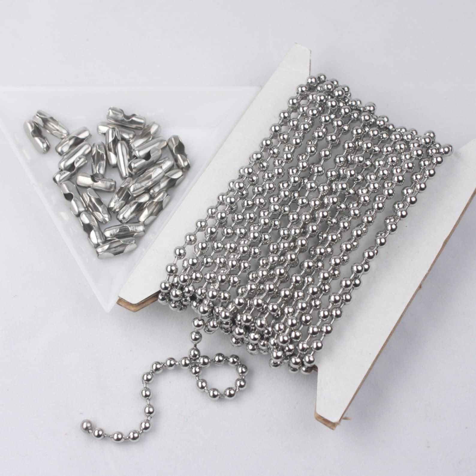 10 Ft Stainless Steel Chunky Ball Chain 3.2mm Ball Size With Etsy