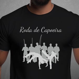 Capoeira Tee, Martial Arts Shirt, Unisex Jersey Short Sleeve Tee, Cultural T-Shirt, Roda de Capoeira Top, Capoeira Lover Gift