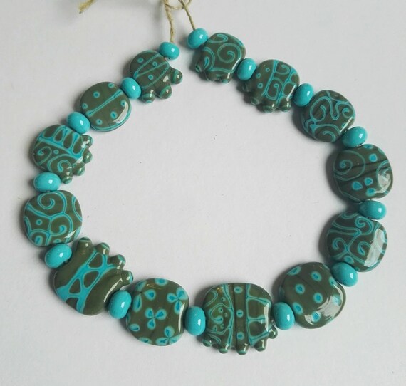flat beads for jewellery making