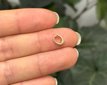 14k Yellow Gold Pearl Enhancer Pendant Hanger 5mm