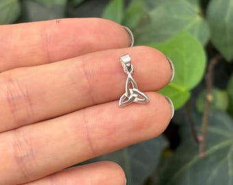 Sterling Silver Celtic Knot Charm Pendant