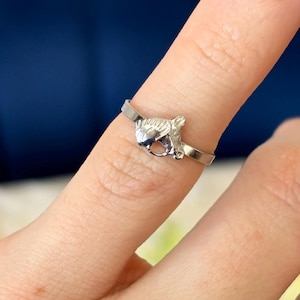 Sterling Silver Horse Head and Bridle Child’s Ring